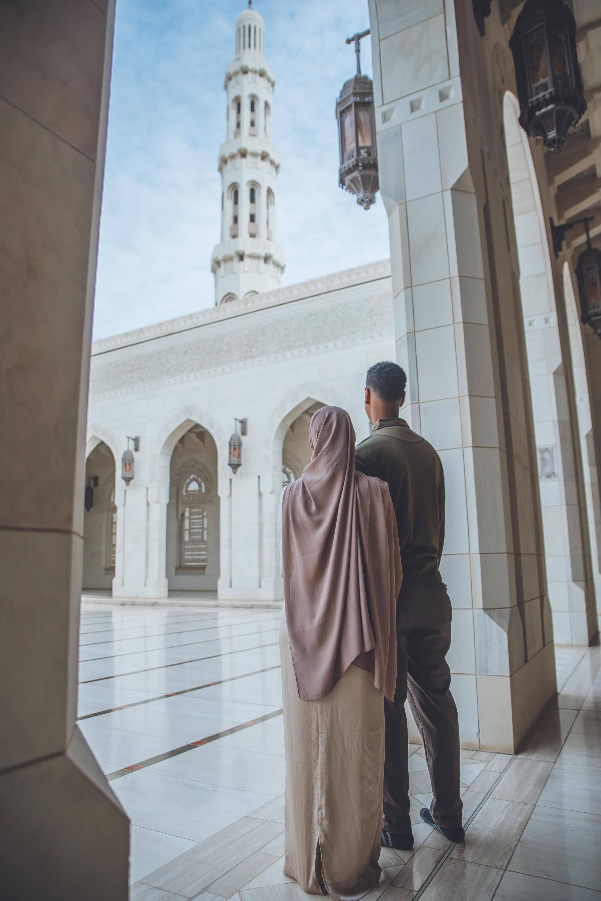 Portrait session at Sultan Qaboos Grand Mosque